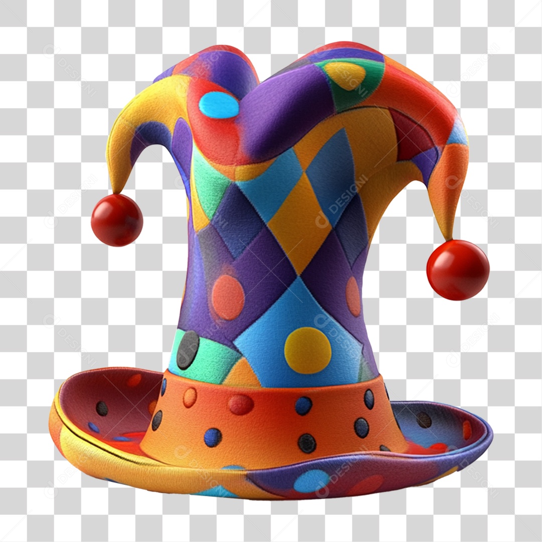 Chapéu Fantasia de Carnaval PNG Transparente