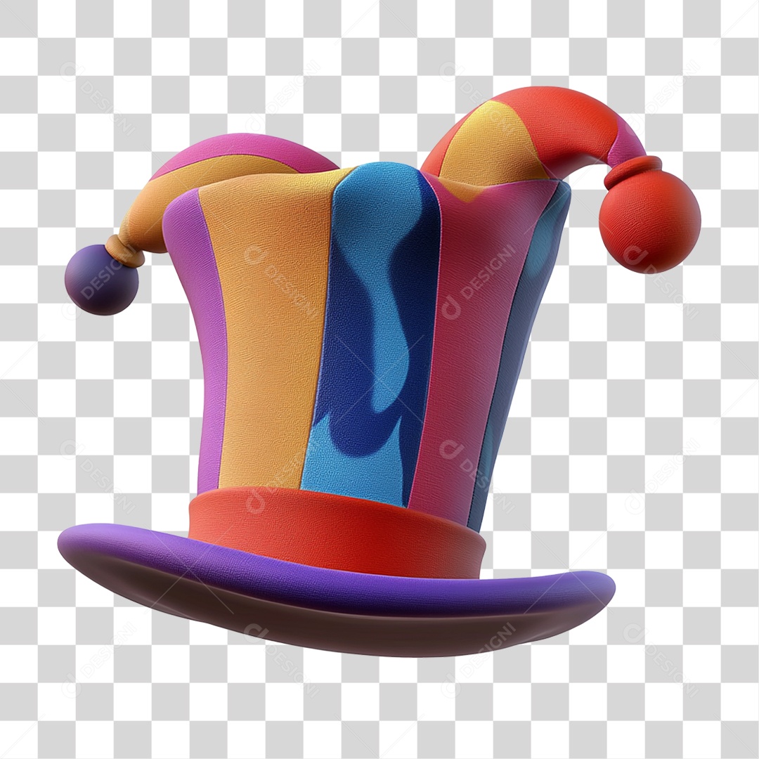 Chapéu Fantasia de Carnaval PNG Transparente