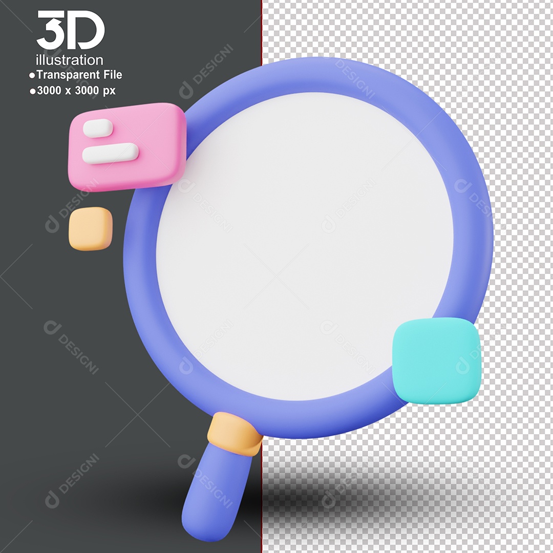 Ícone Comerciante Elemento 3D Para Composição PSD