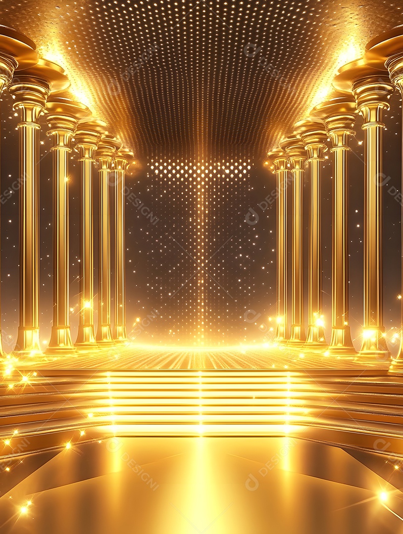 Fundo de alta definição LED clássico de luxo em movimento