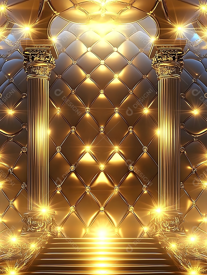 Fundo de alta definição LED clássico de luxo em movimento