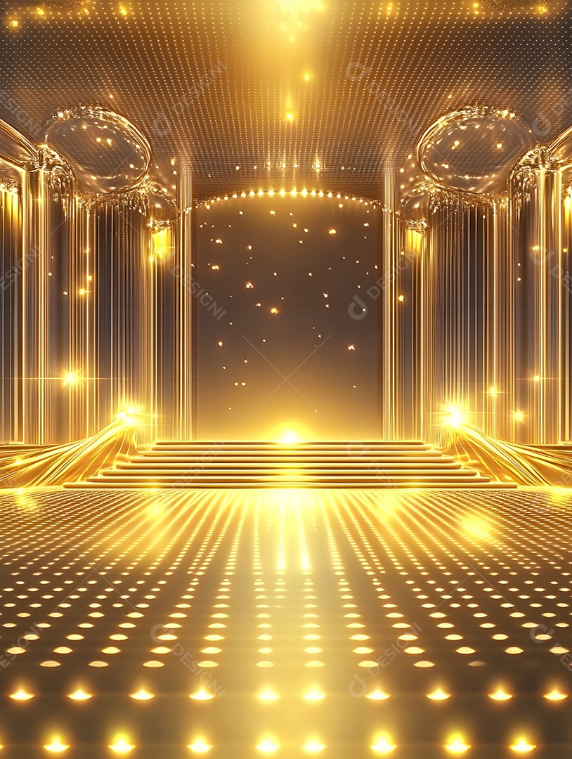 Fundo de alta definição LED clássico de luxo em movimento