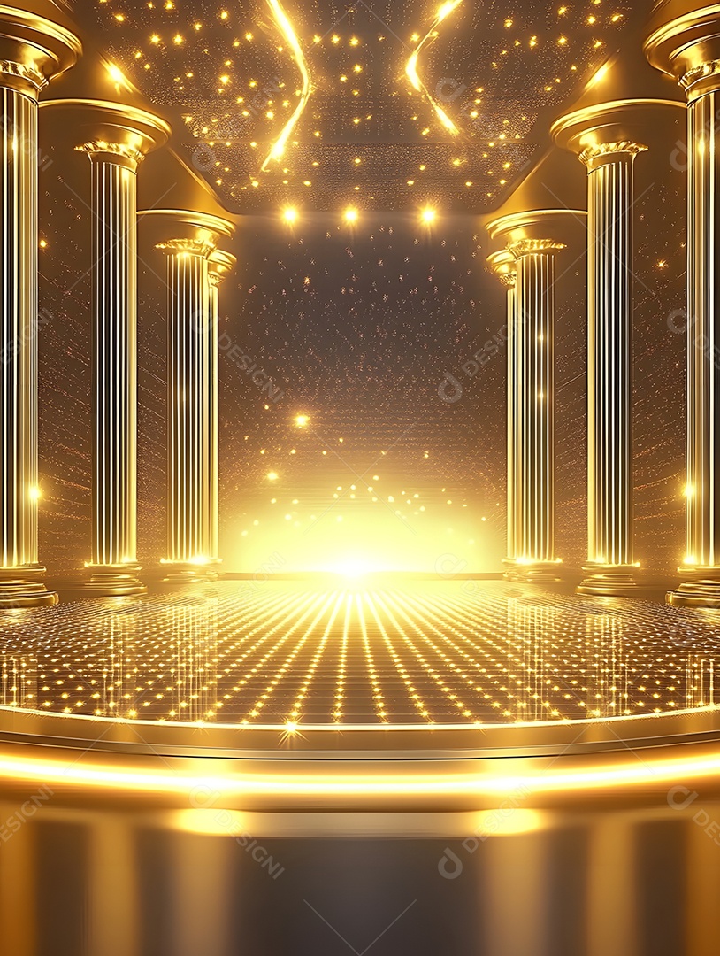 Fundo de alta definição LED clássico de luxo em movimento