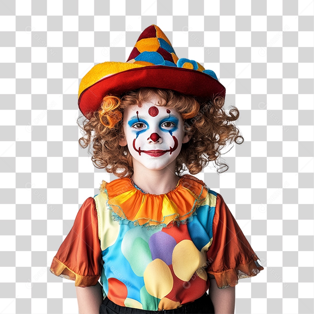 Criança Fantasia de Carnaval Roupa Colorida PNG Transparente
