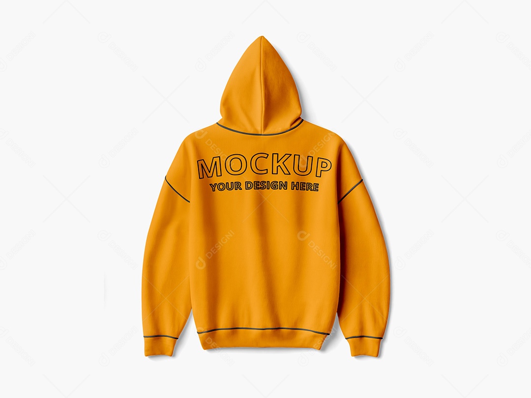 Moletom com Capuz Mockup PSD Editável