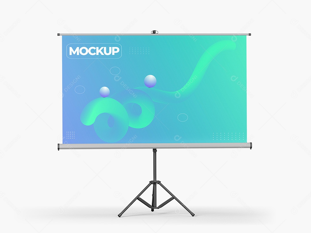 Projetor Mockup PSD Editável