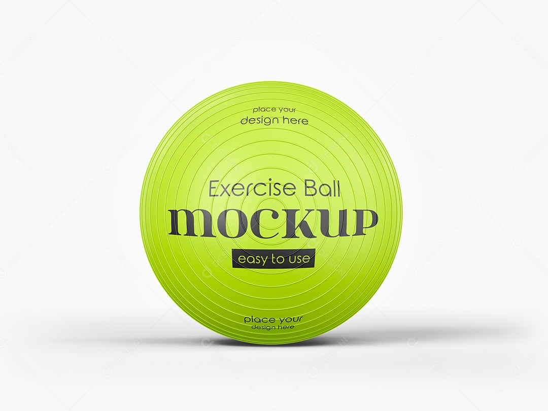 Bola de Ioga Mockup PSD Editável