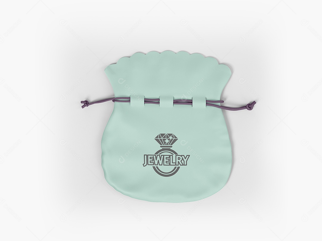 Bolsa para Jóias Mockup PSD Editável