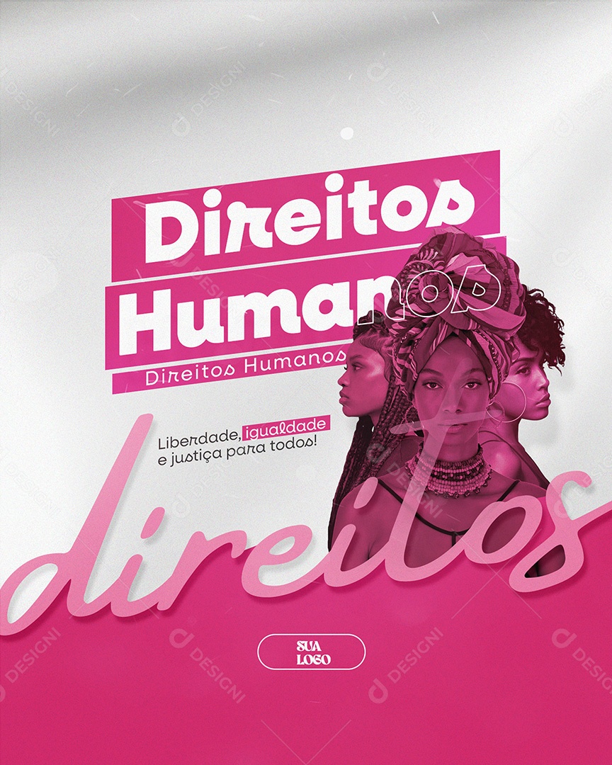 Dia dos Direitos Humanos 10 Dezembro Social Media PSD Editável