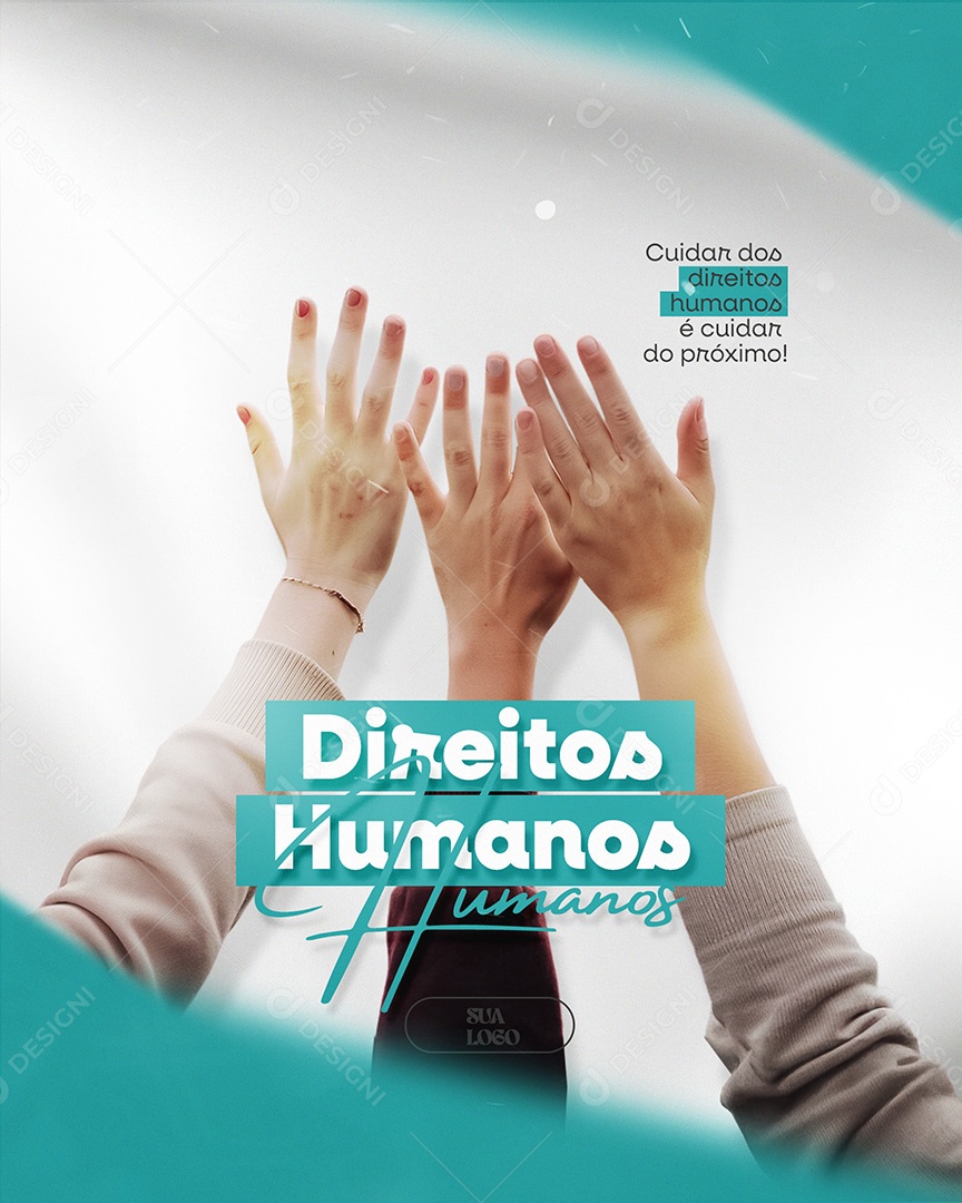 Dia dos Direitos Humanos 10 Dezembro Social Media PSD Editável