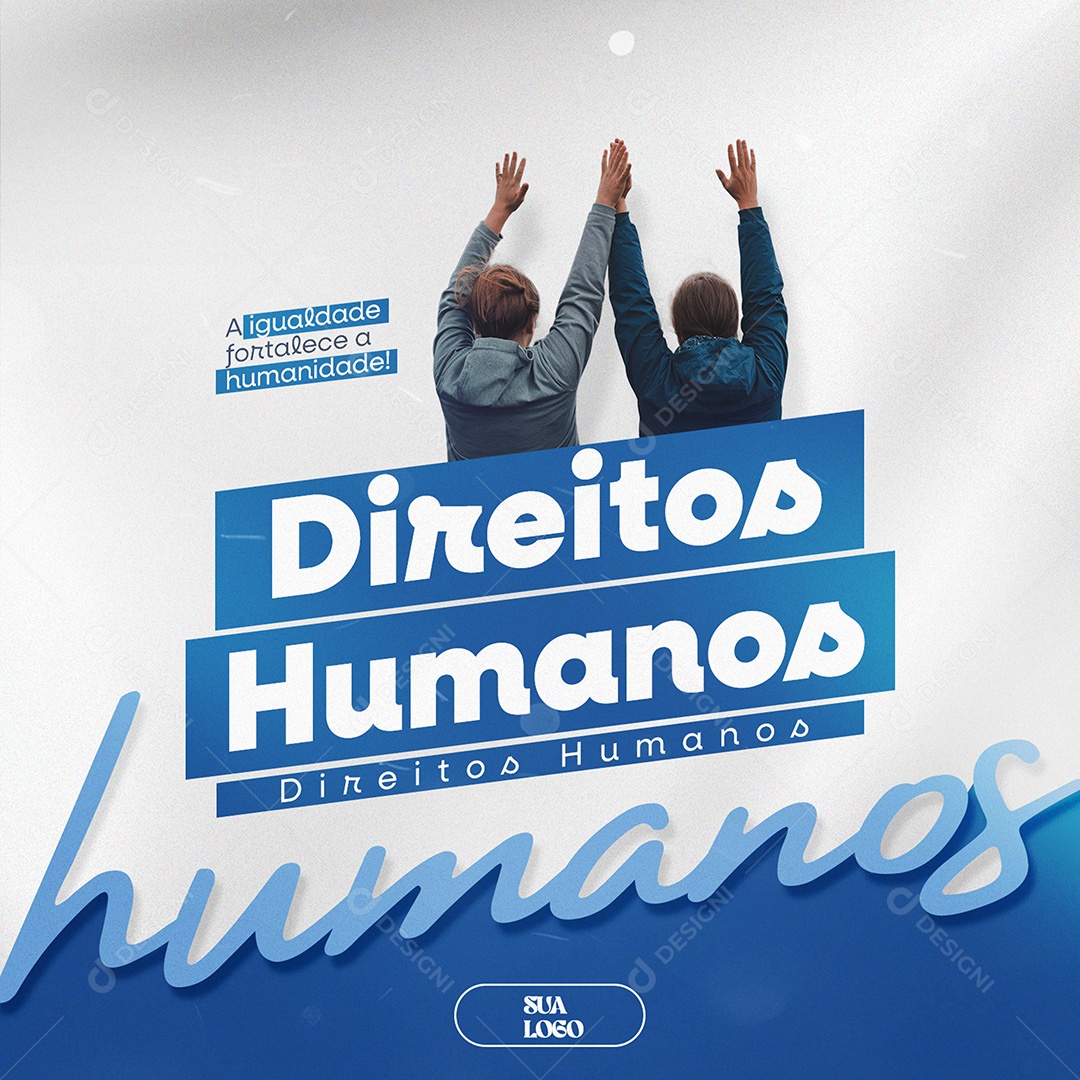 Dia Internacional dos Direitos Humanos 10 Dezembro Social Media PSD Editável