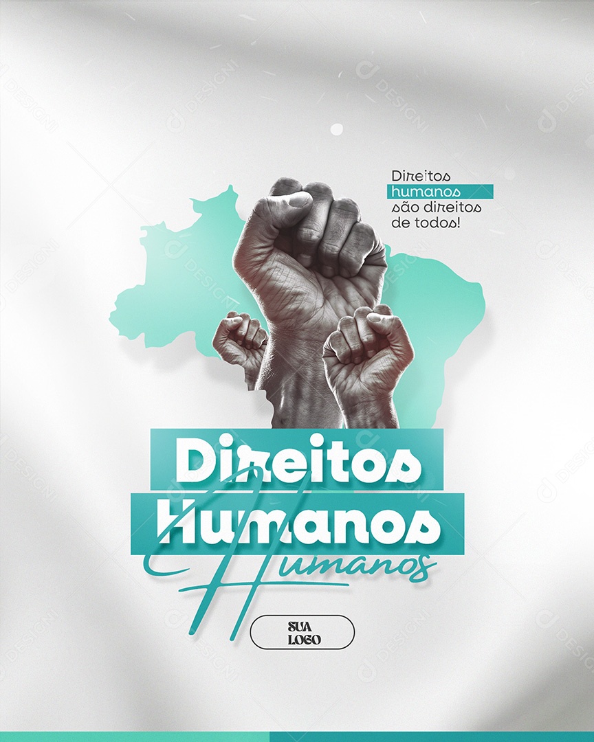 Dia Internacional dos Direitos Humanos 10 Dezembro Social Media PSD Editável