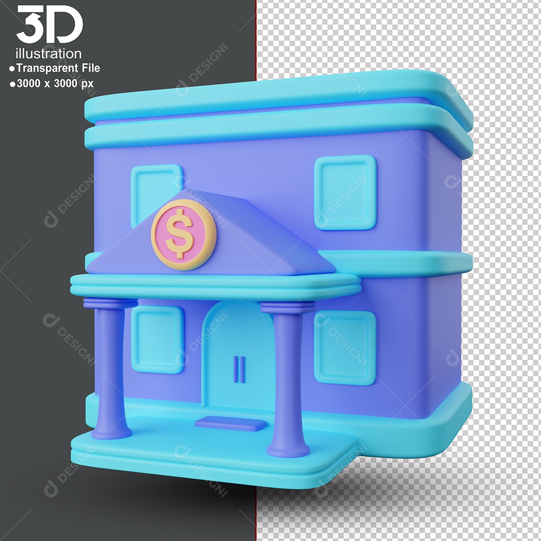 Banco Elemento 3D para Composição PSD