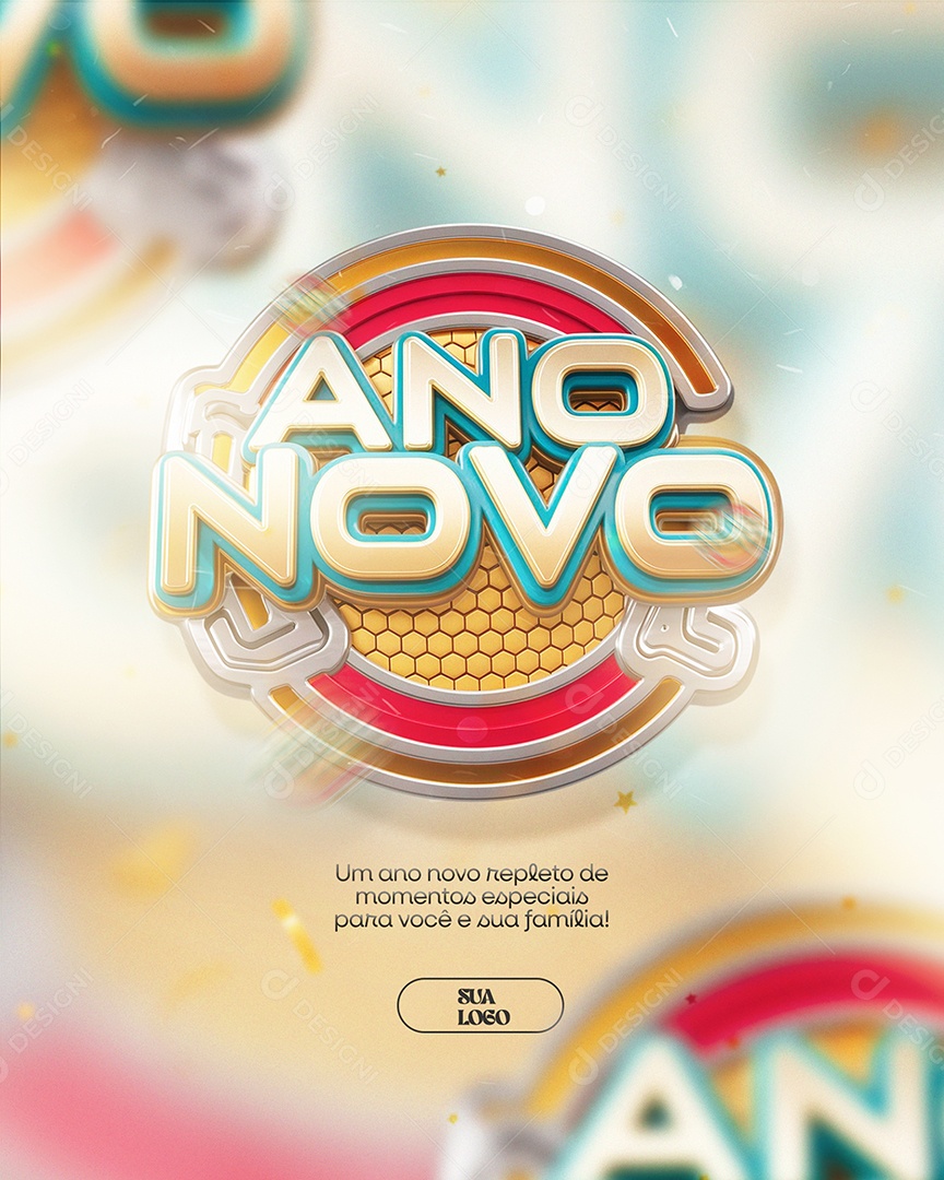 Ano Novo Momentos Especiais Social Media PSD Editável