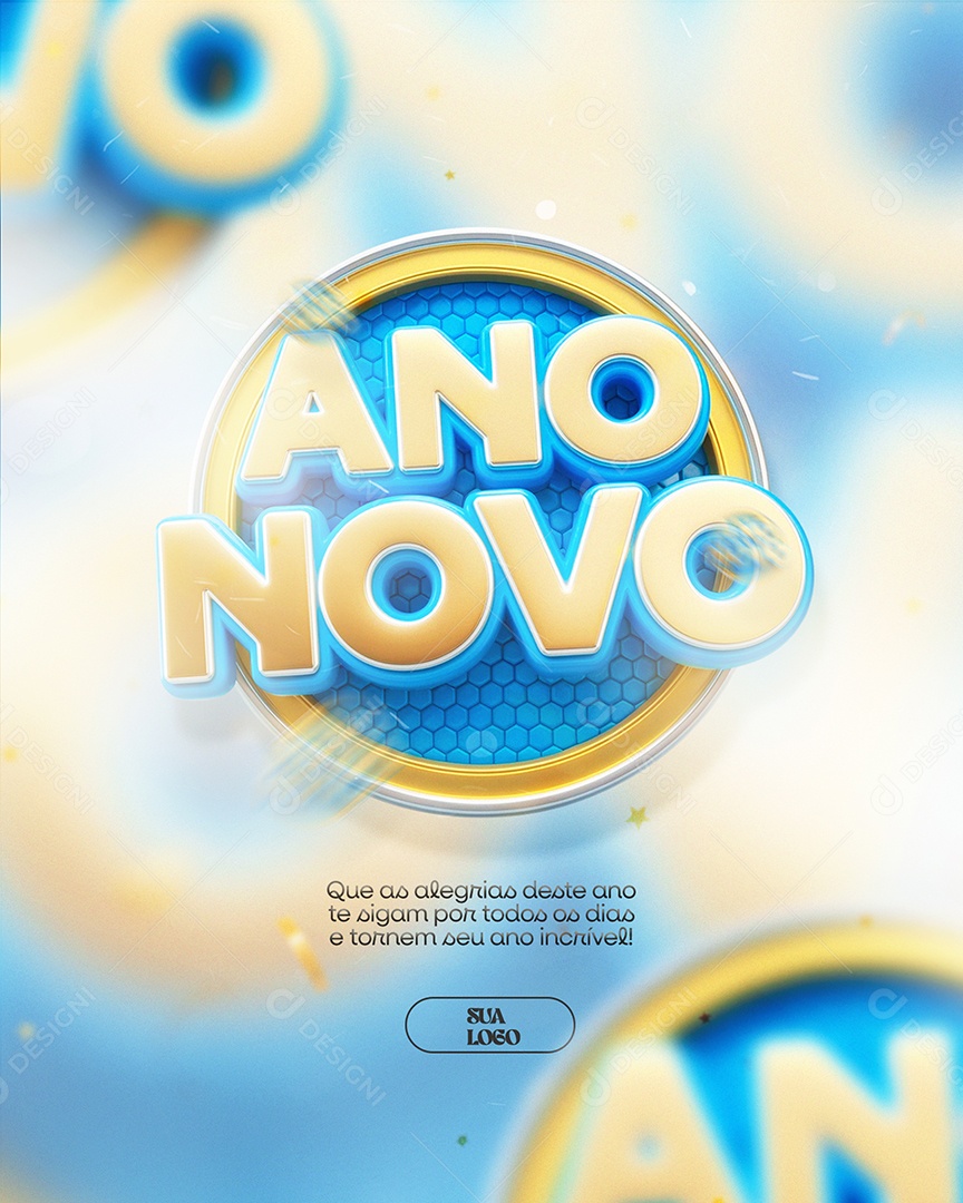 Happy New Year Your Incredible Year Social Media PSD Editable