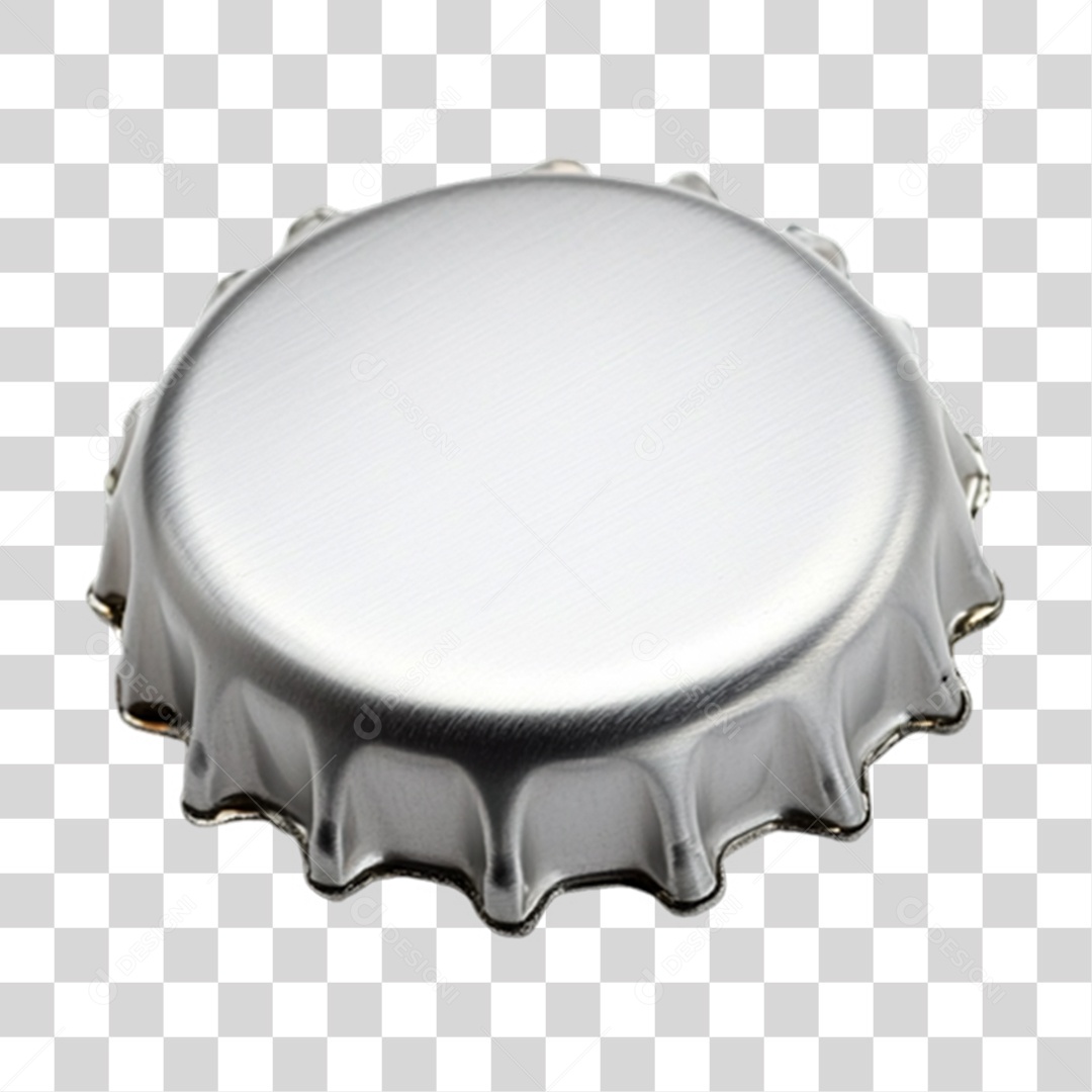 Elemento 3D Tampa de Garrafa PNG Transparente