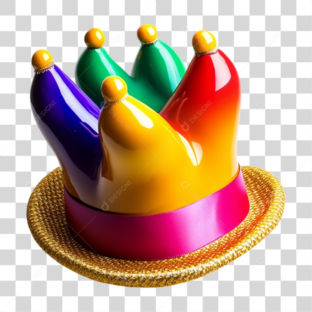 Chapéu de Carnaval PNG Transparente