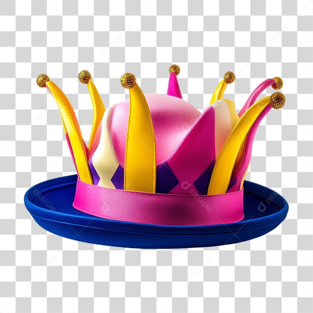 Chapéu de Carnaval PNG Transparente