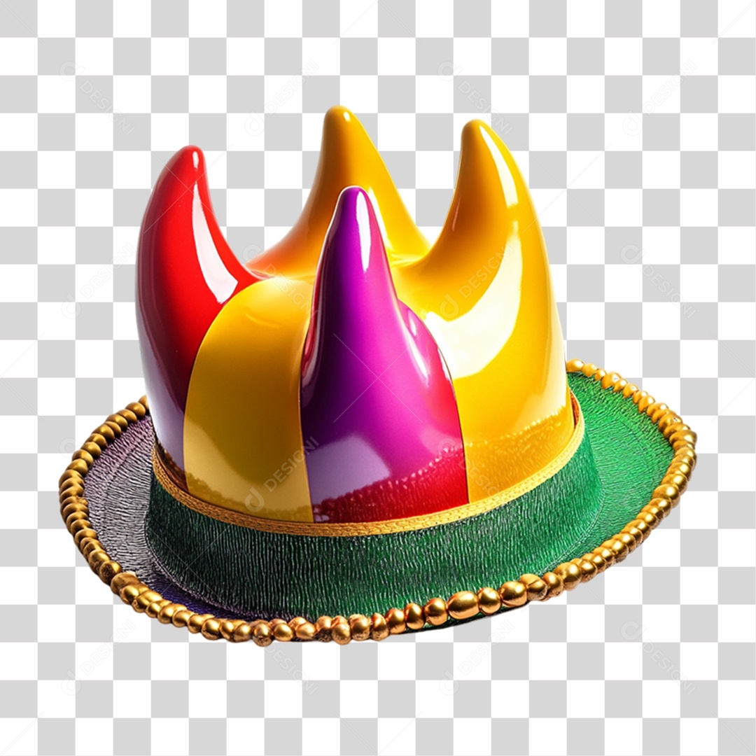 Chapéu de Carnaval PNG Transparente
