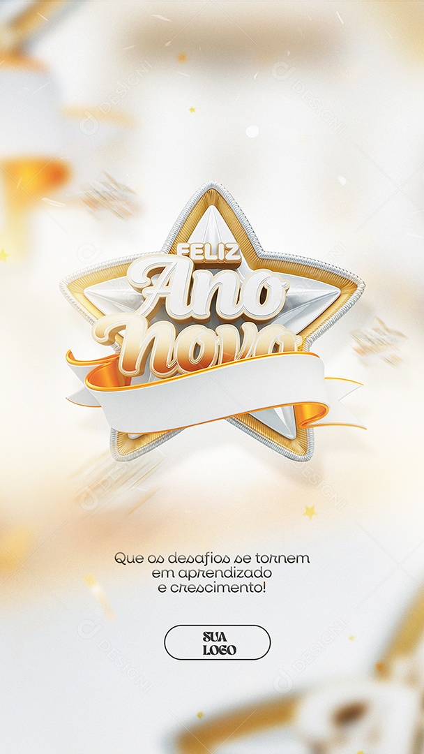 Story Feliz Ano Novo Momentos Social Media PSD Editável