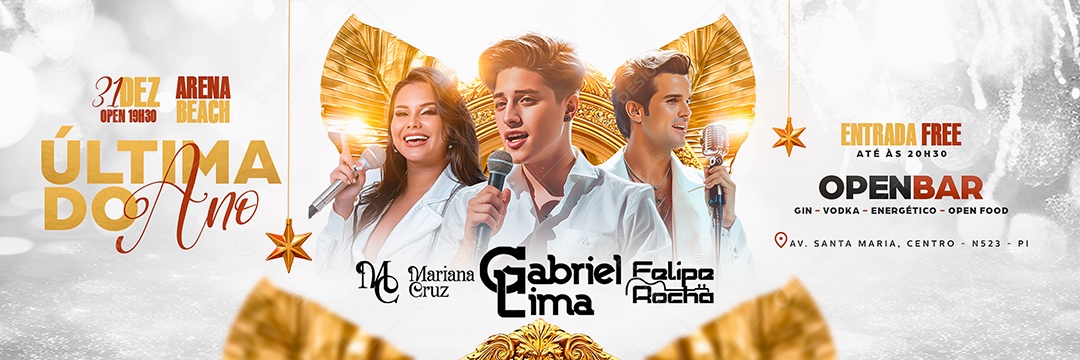 Carrossel Flyer Última Do Ano Social Media PSD Editável