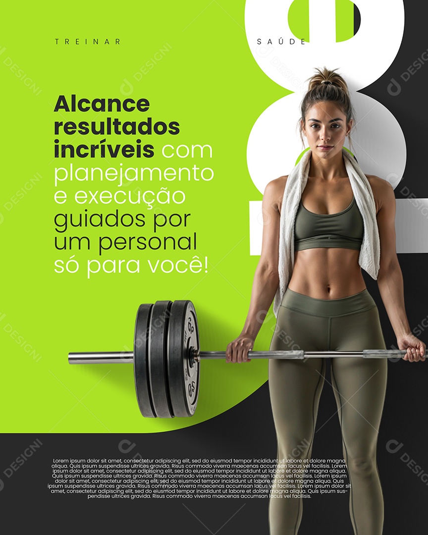 Academia Alcance resultados PSD Editável