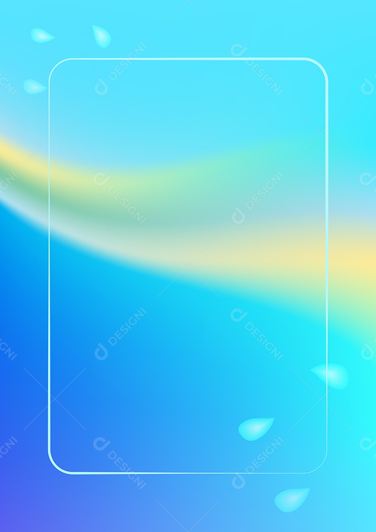 Cenário de papel de parede modelo de quadro azul em fundo abstrato