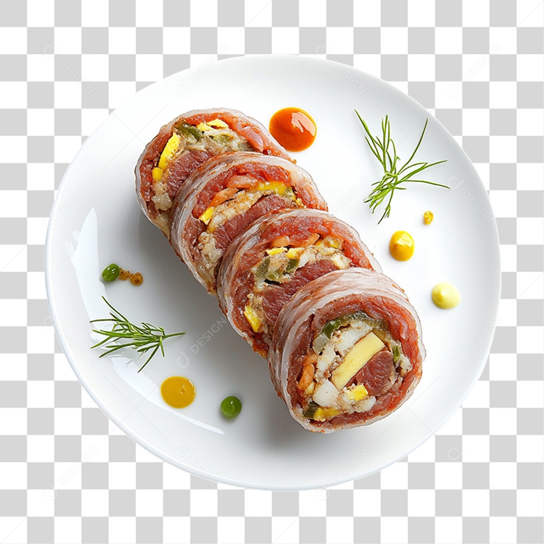 Prato de Carne Restaurante PNG Transparente