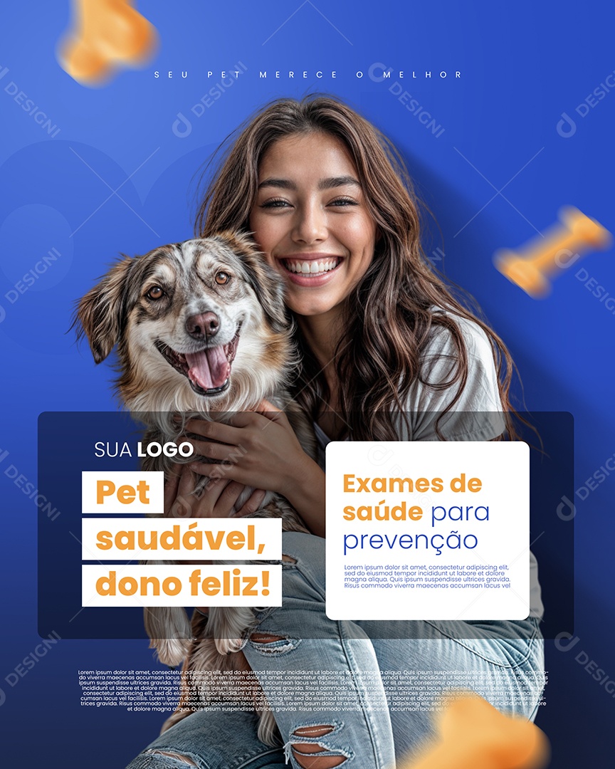 Petshop Pet Saudável Social Media PSD Editável