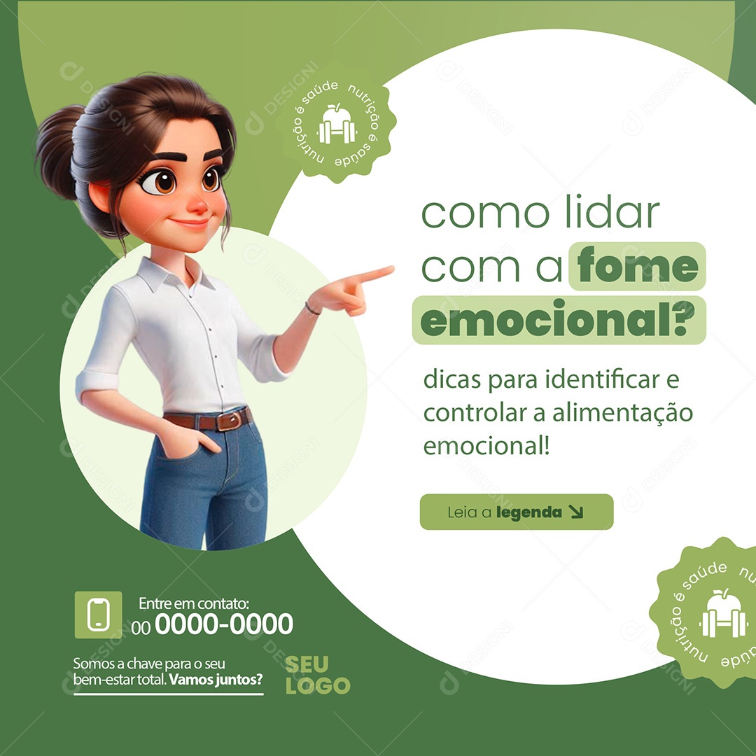 Nutricionista Social Media PSD Editável