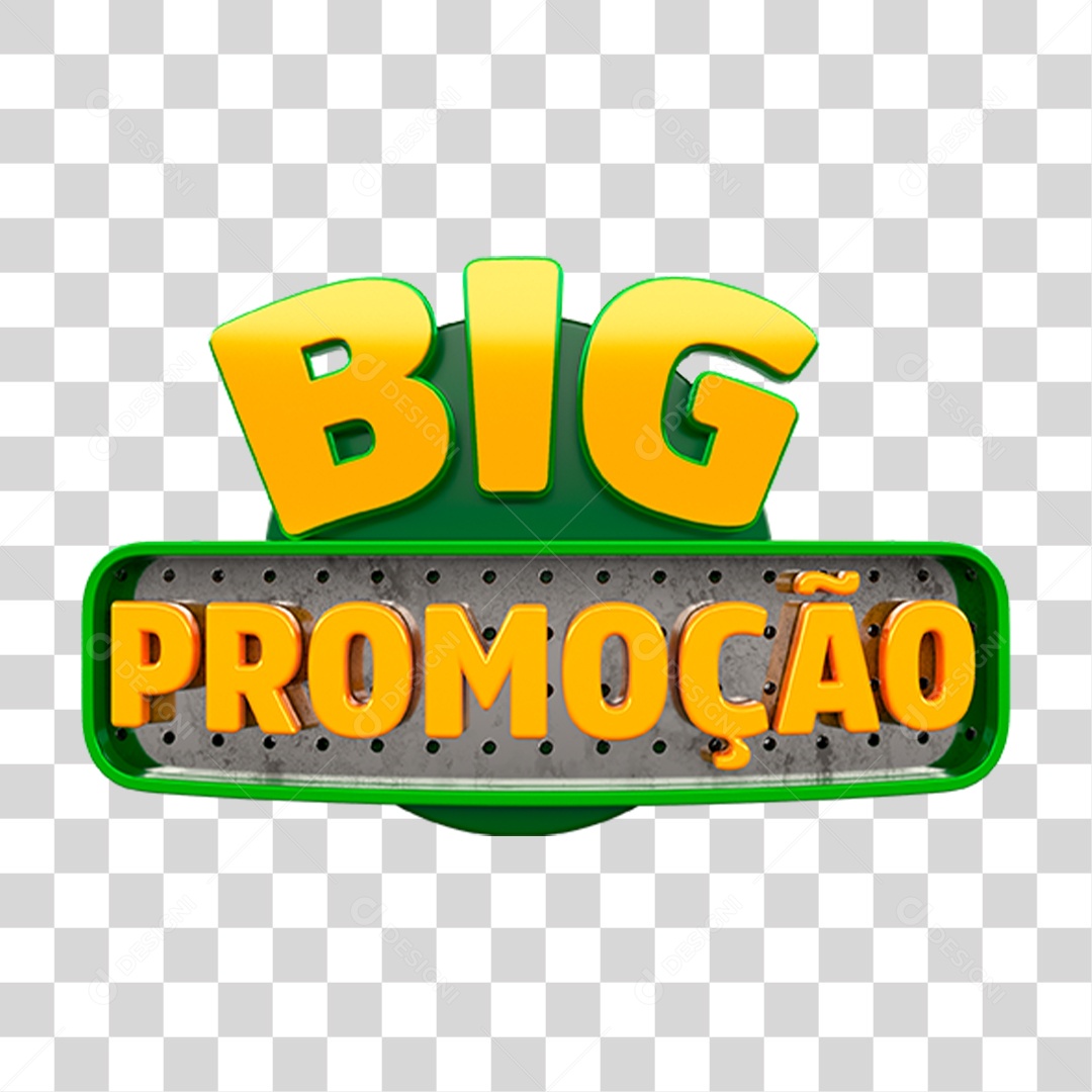 Big Promoção PNG Transparente