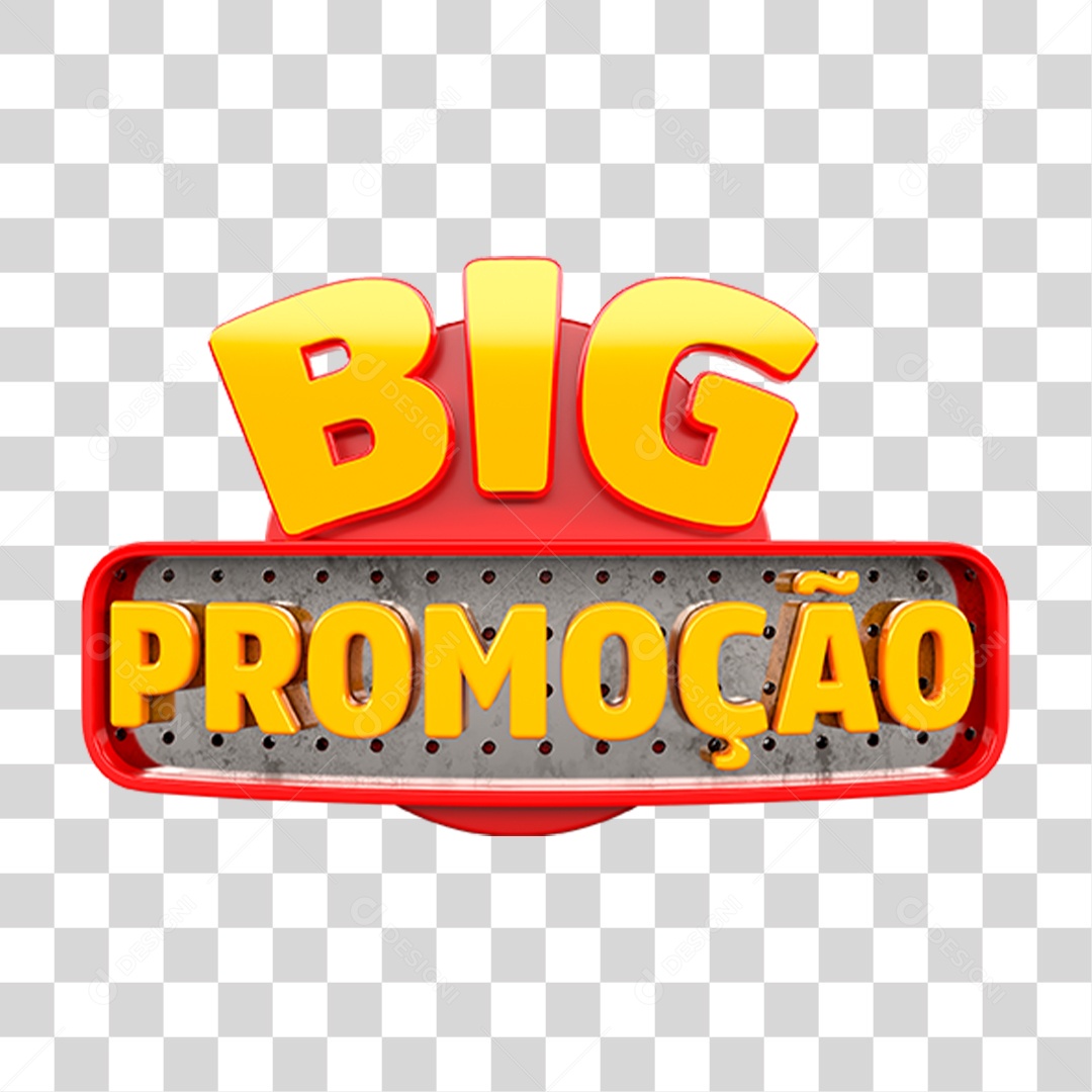 Big Promoção PNG Transparente