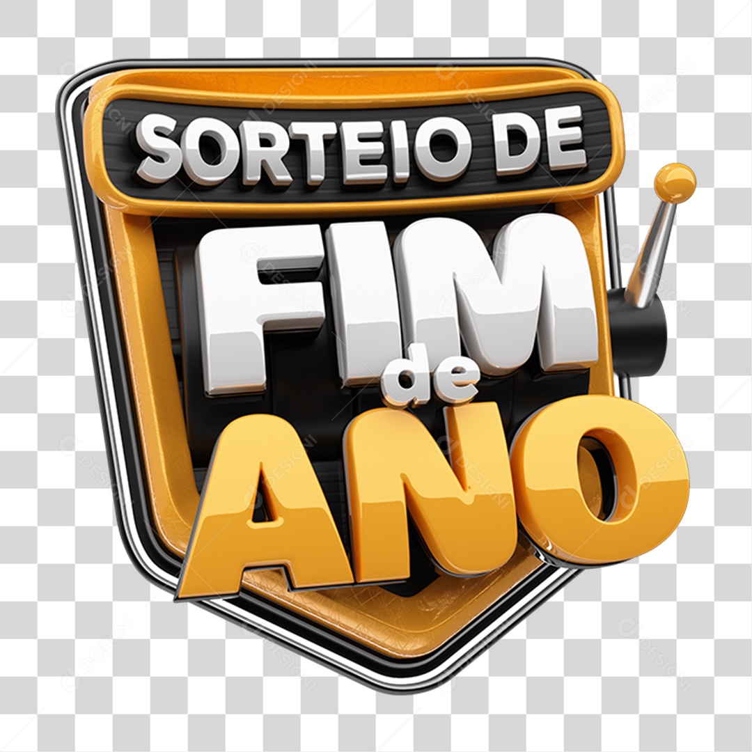 Seal 3D Lucky End of Year PNG Transparent