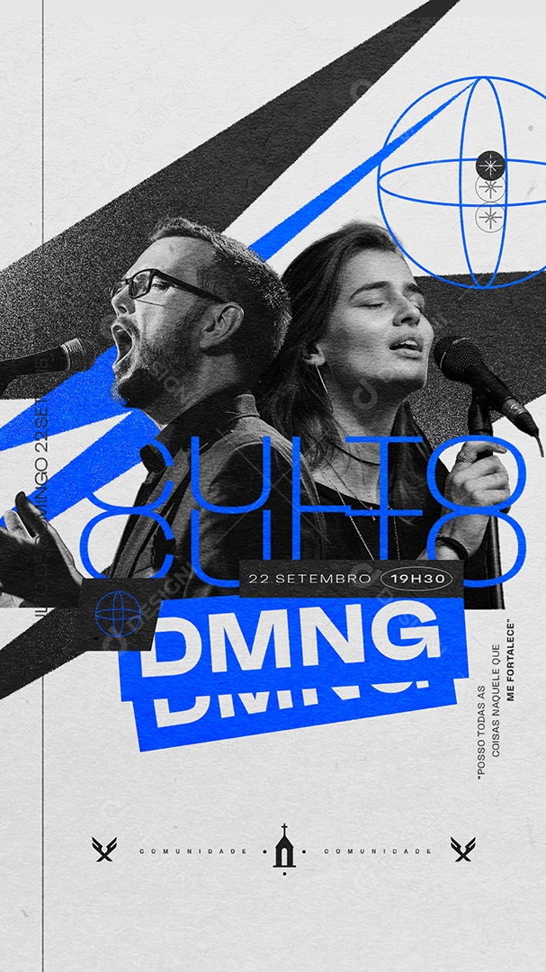 Story Gospel DMNG Social Media PSD Editável