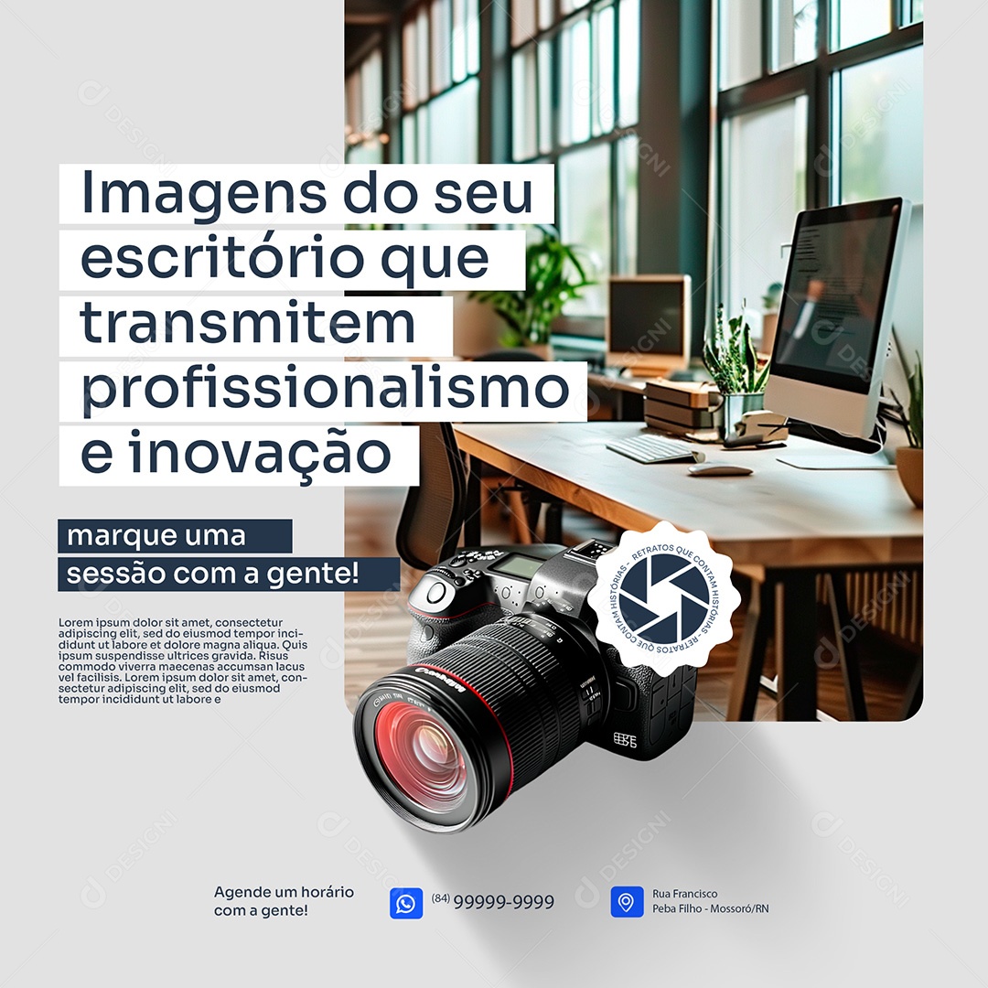 Imagens Do Seu Escritório Que Transmitem Profissionalismo Social Media PSD Editável