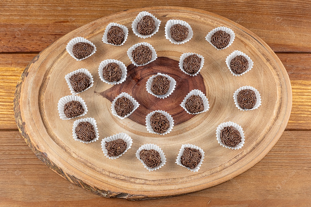 Brigadeiros deliciosos de chocolate