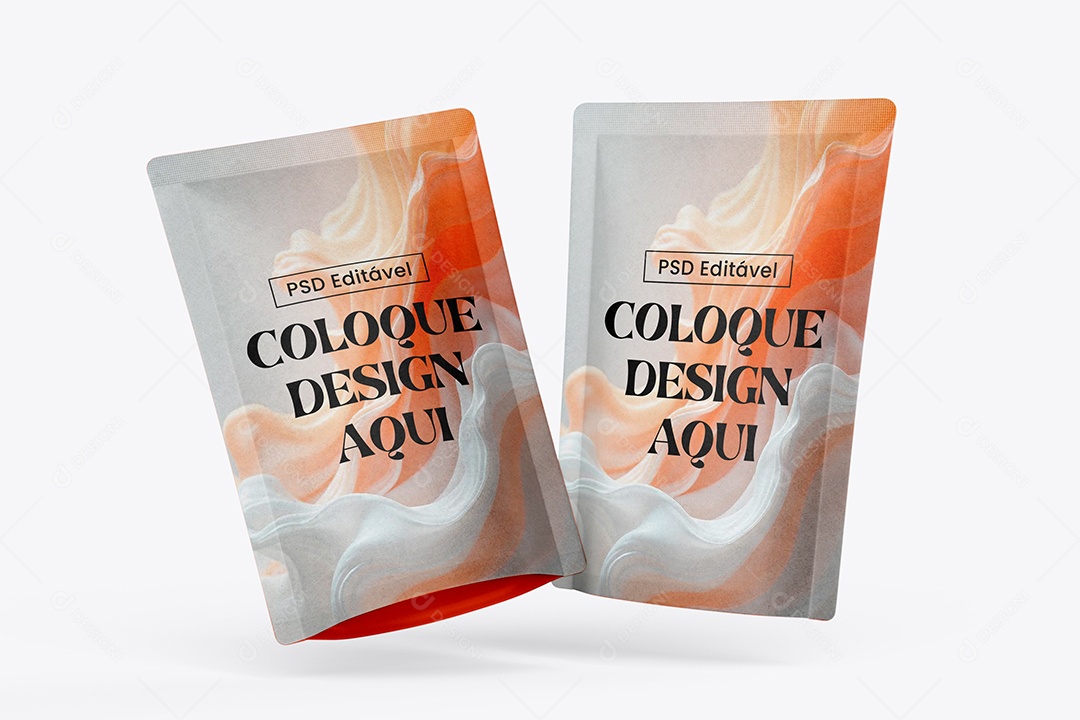 Mockup De Dois Pacote PSD Editável