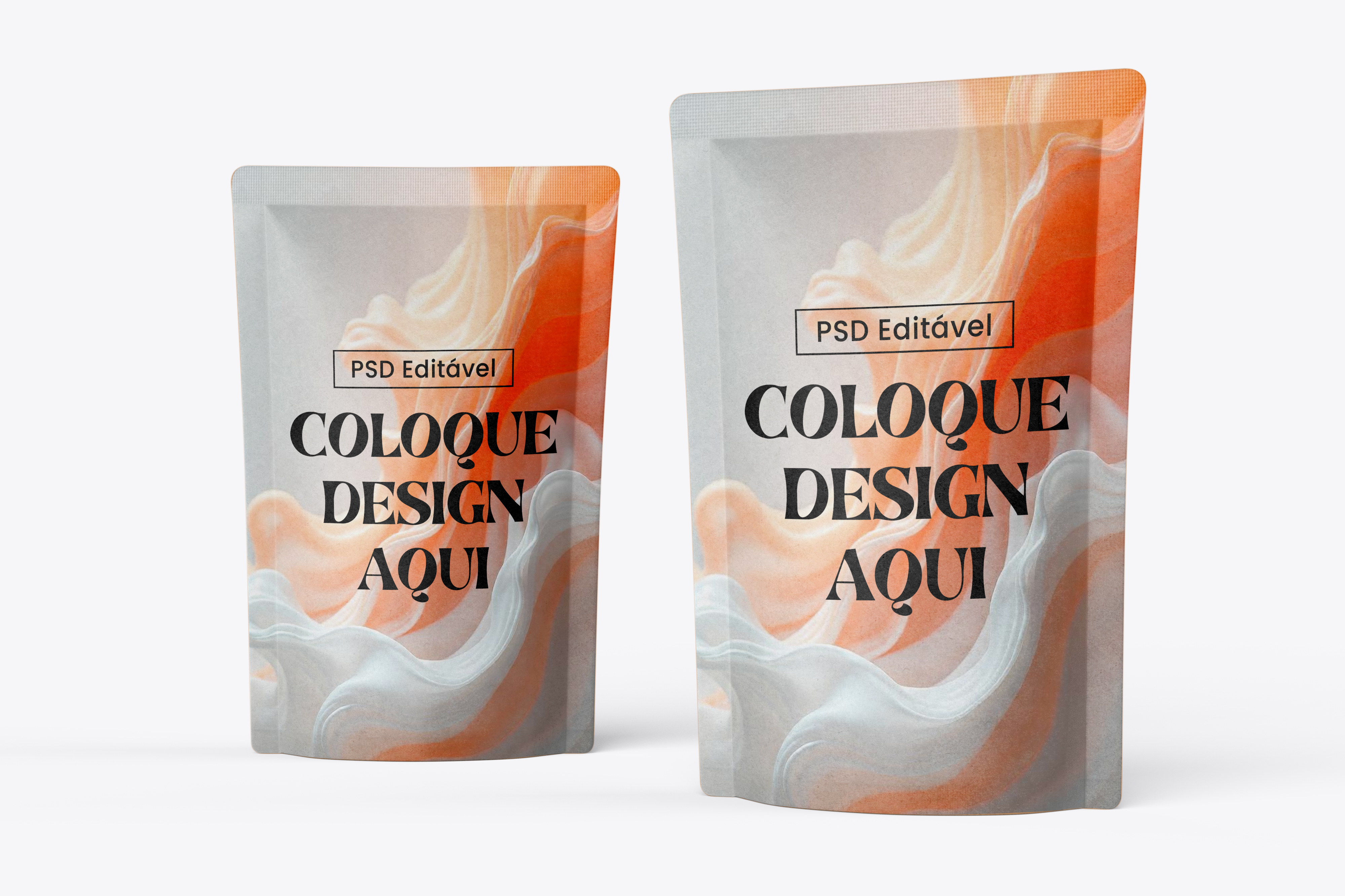 Mockup De Dois Pacote PSD Editável