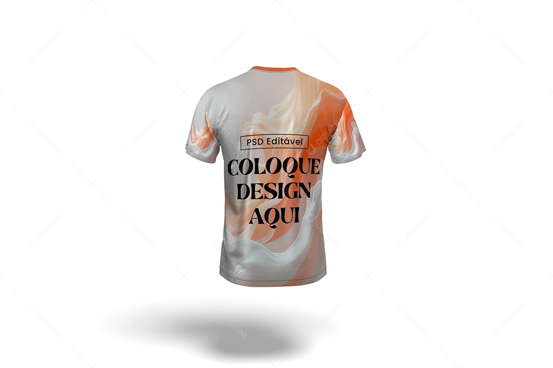 Modelo de Camiseta Mockup PSD Editável