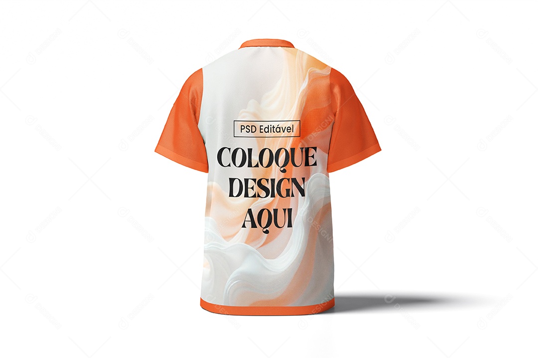 Modelo de Camiseta Mockup PSD Editável
