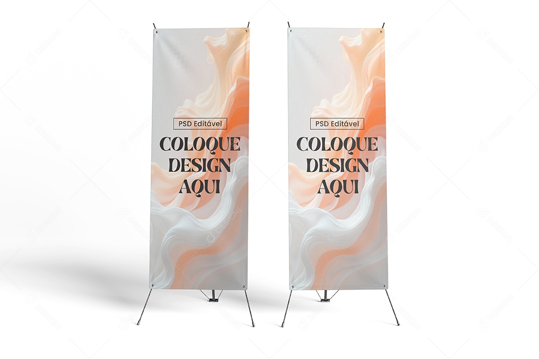 Mockup Dois Quadro De Pintura PSD Editável