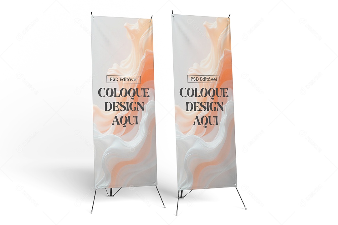 Mockup Dois Quadro De Pintura PSD Editável