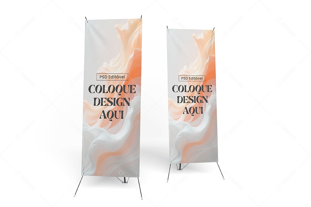 Mockup Dois Quadro De Pintura PSD Editável