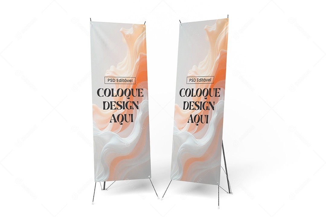 Mockup Dois Quadro De Pintura PSD Editável