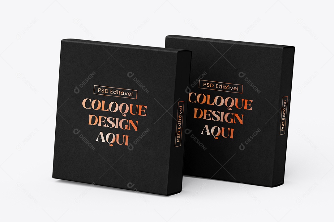 Mockup Duas Embalagens de Sushi de Roupas PSD