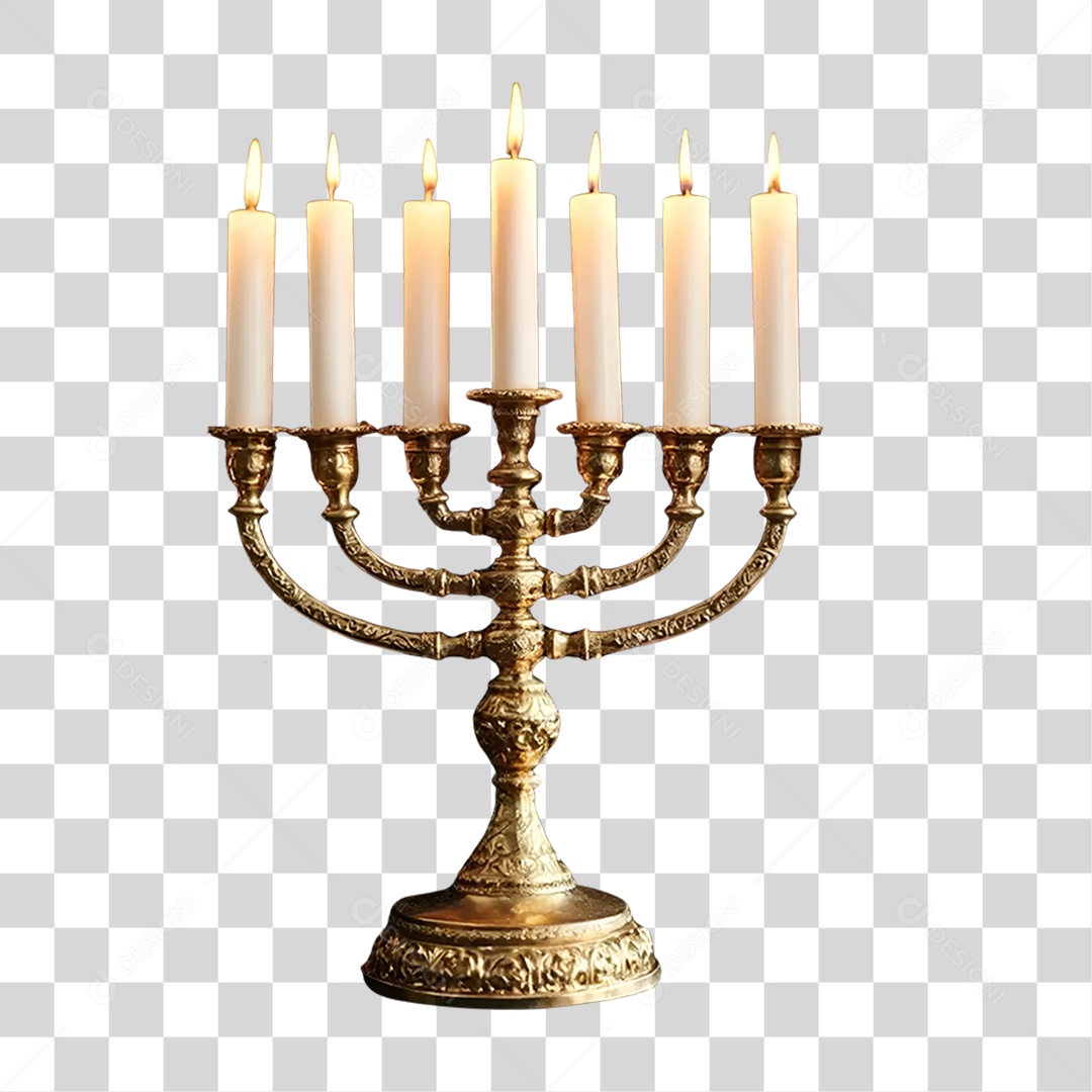 Castiçal com Velas PNG Transparente