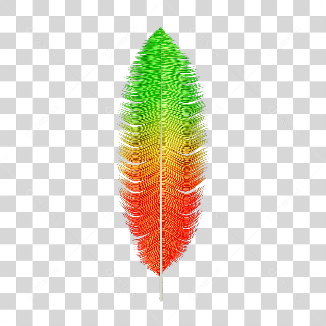 Pena Decoração Enfeite de Carnaval PNG Transparente