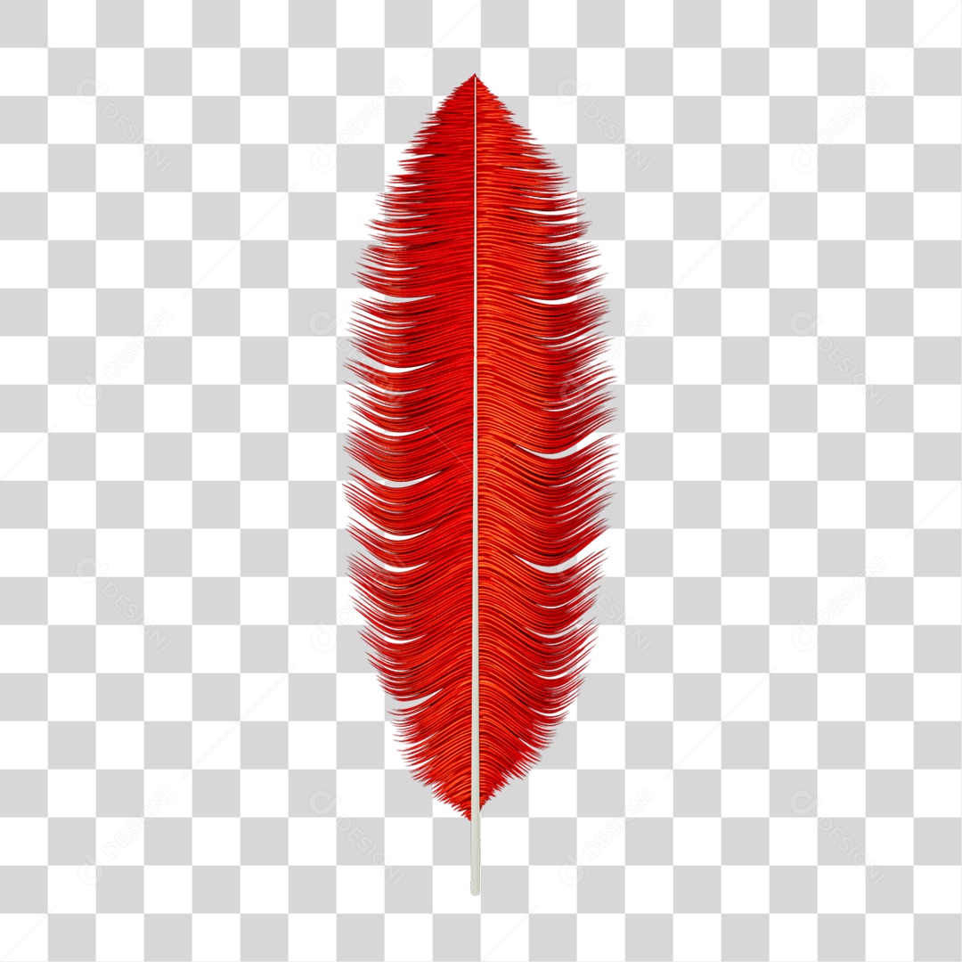 Pena Decoração Enfeite de Carnaval PNG Transparente