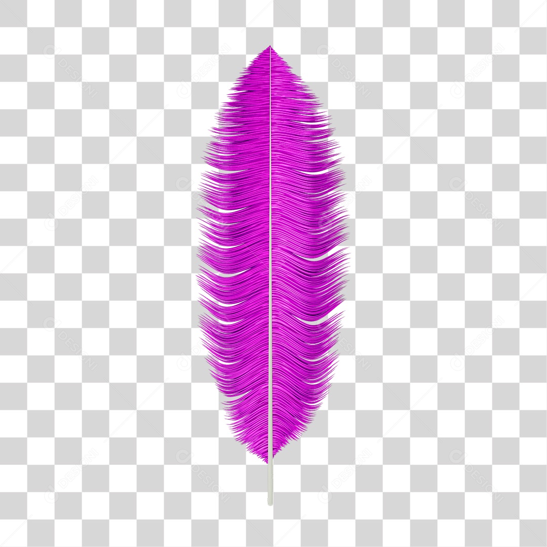 Pena Decoração Enfeite de Carnaval PNG Transparente