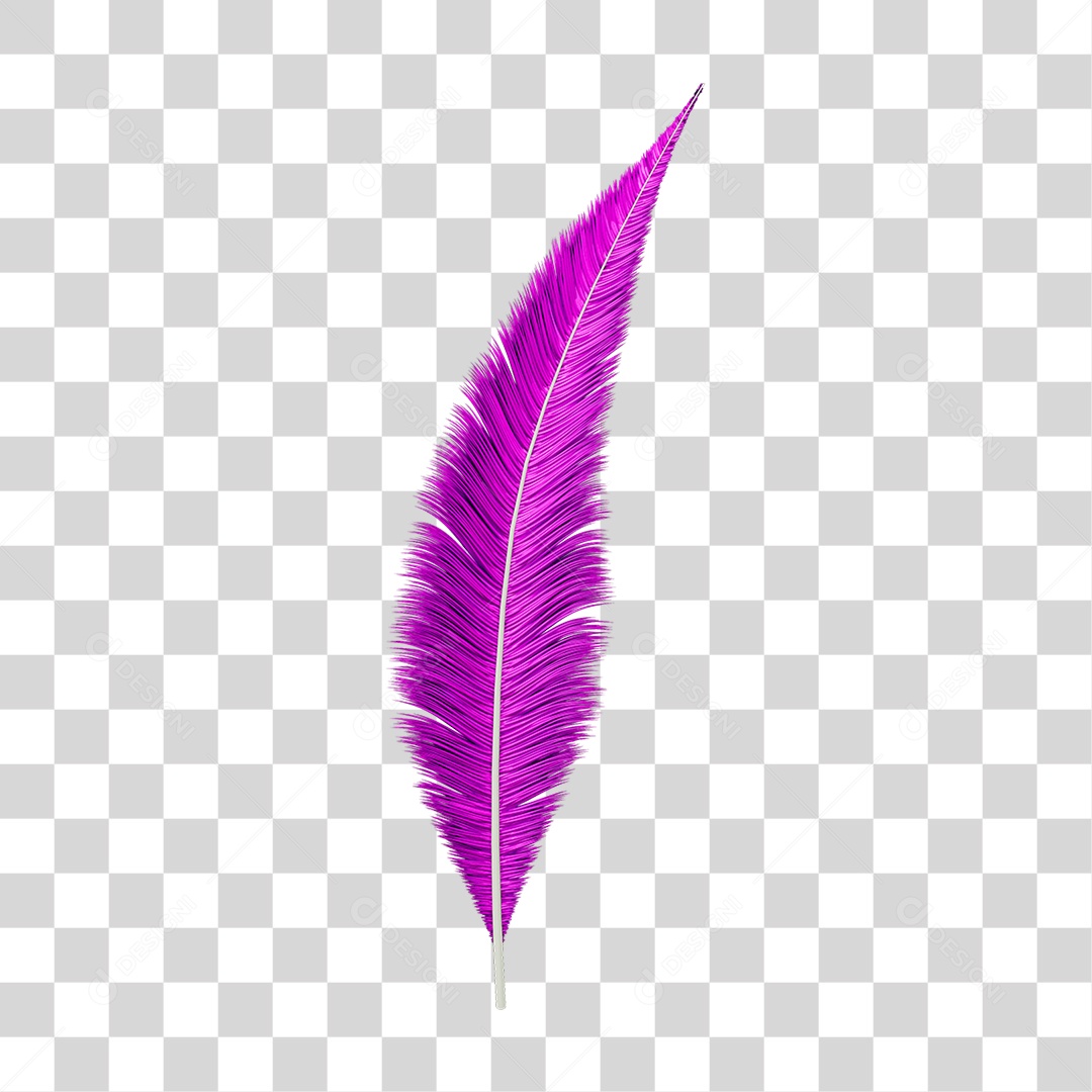 Pena Decoração Enfeite de Carnaval PNG Transparente